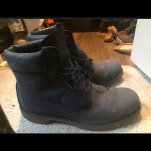 navy blue timbs mens